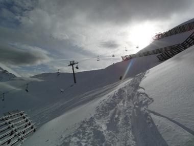 Pohled na skiareál Hochfügen