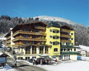Rakouský hotel Platzlhof v zimě