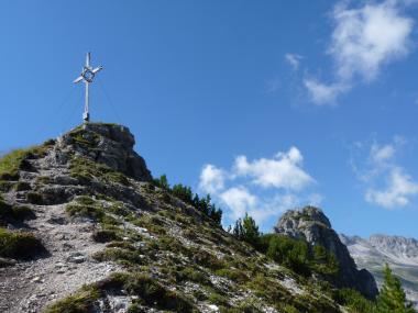 Vrcholek Kreuzjoch u vesničky Gerlosberg