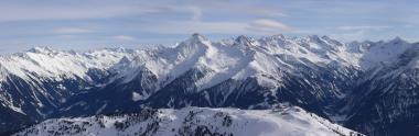 Horské panorama Zillertal Areny