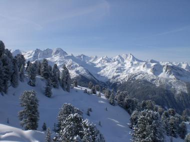 Zillertal Arena a zimní krajina