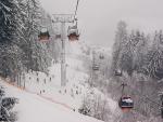 Pohled na lanovku v Hochzillertal
