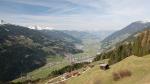 Pohled na Zillertal v Rakousku