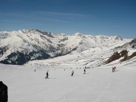 Rakouský skiareál v Zillertalu