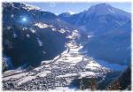 Pohled na Mayrhofen v zimě