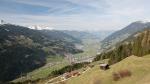 Pohled na Zillertal v létě